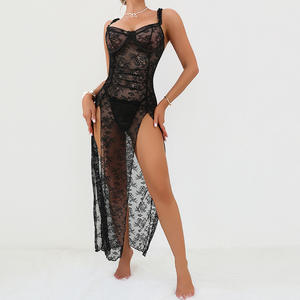 Sexy dames nachtjapon set ondergoed transparant doorzichtig lingerie bodysuits XL ademend hoge kwaliteit - Product Image 1