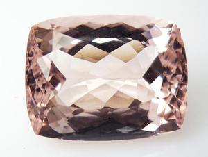 หินอัญมณีรูปแปดเหลี่ยมเจียระไนแบบหลวมสีพีชธรรมชาติเกรด100% ส่งออก - Product Image 2