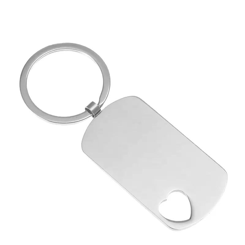 Portachiavi Dogtag personalizzati in acciaio inossidabile inciso personalizzato LOORDON