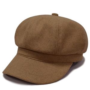 Boina Octogonal Unisex de Lana para Invierno, Diseño Vintage en Espiga, para Viajes y Pesca, Tejido de Lana/Poliéster, Uso en las Cuatro Estaciones - Product Image 5