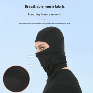 Pasamontañas Unisex de Poliéster para Exteriores, Diseño de Tigre, Transpirable, Protección Solar, Cortavientos, Capucha para Motocicleta, Máscara Facial para Ciclismo - Product Image 3