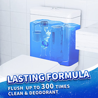 Tablettes nettoyantes automatiques pour cuvettes de toilettes, bulles bleues, bloc solide, tablette de nettoyage pour toilettes