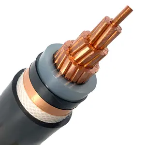 كابل الصانع 132kv السلطة كابل 500mm2 1000mm2 xlpe معزول عالية الجهد واحدة النواة الكهربائية كابل