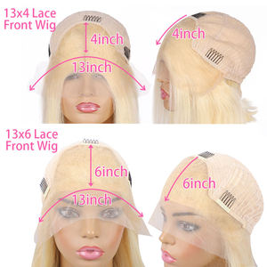 Entrega rápida Rubio para <span class=keywords><strong>Barbie</strong></span> Deep Wave HD para suizo para peluca con malla frontal con alta densidad Fácil de teñir para todas las pieles - Product Image 6