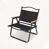 Mobilier d'extérieur portable 600D Oxford tissu chaise de pêche en alliage d'aluminium solide pin mains courantes Design moderne pour parc de plage