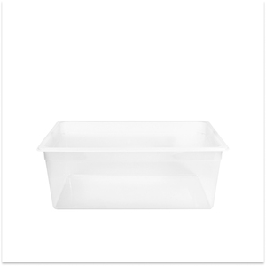 GN 1/1 100MM Container Without Lid Stackable Heavy Duty <b>Plastic</b> Box For Ingredient Organization - Product Image 3