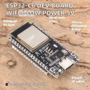 Module DALUMAK ESP32-C6-WROOM-1-N8, carte de développement de microcontrôleur ESP32-C6, Opporeno 7, faible consommation, RISC-V, carte monocarte, Zigbee - Product Image 2