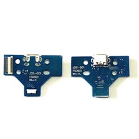 Placa de puerto de carga USB JDS-001 para controlador PS4, cable flexible de 14 pines para Sony DualShock 4 V1 JDM-001, pieza de reparación de PCB triangular