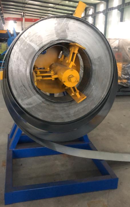 China factory making warehouse / supermarket metal steel shelving storage pallet upright rack cold roll forming machine