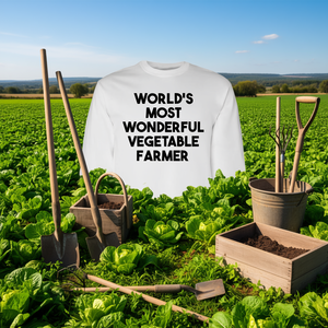 Camiseta de manga larga del agricultor de vegetales más maravilloso del mundo - Product Image 3
