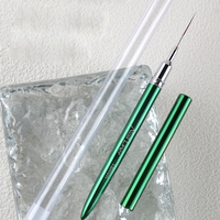 Pinceau liner pour nail art en nylon, pour gel UV, rayures françaises, dessin de lignes, motifs floraux, stylo de manucure professionnel DIY