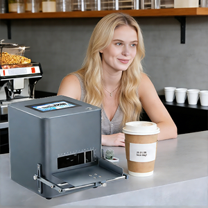 Impresora de Inyección de Tinta de Escritorio DMX Portátil para Imprimir Nombres, Fechas y Texto en Tazas, Bolsas Planas, para Cafeterías y Panaderías - Product Image 1