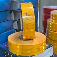 Offre Spéciale – Autocollant Réfléchissant Jaune 5CM ECE 104R Étanche Auto-Adhésif pour Véhicules Longs (Cinta Reflectiva)