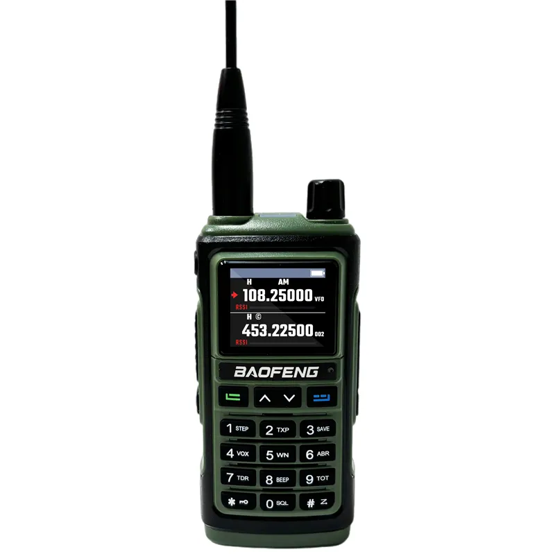 Baofeng UV-17 PRO Walkie Talkie Suporte Carregador Tipo C Transmissor de longa Distância UHF VHF de Seis Bandas Rádio em dois sentidos UV17 Atualização Pro V2