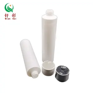 Manufacturers Plastic Cosmetic Lotion Bottles Cylinder Shampoo Container 300 Ml HDPE Empty Water Bottle