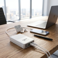 NIUNIU Baterai Cadangan Kapasitas Tinggi 18650 10400mAh 5V 12V UPS DC Fase Tunggal Portabel untuk Kamera CCTV Router WiFi