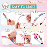 Kit de fabrication de bandeaux décorés de papillons pour enfants, accessoires pour cheveux en plastique pour filles, inspirés des dessins animés