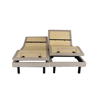 Base de Cama Eléctrica King-Size con Soporte Lumbar Ajustable, Almohada Suave, Estilo Moderno, Caja de Cartón para Colchón Queen-Size, Panel de Madera - Product Image 1