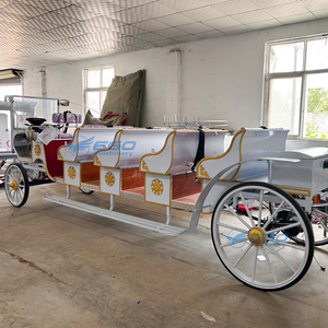 รถม้าไฟฟ้าดีไซน์คลาสสิคแบบเปิดประทุน 4 ล้อ พร้อมวิวพาโนรามา และบริการชมวิวฟรีสำหรับขาย - Product Image 2