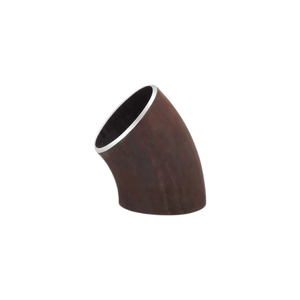 Vente directe d'usine de raccords de tuyauterie en acier au carbone à 45 degrés de haute qualité. Convient aux conduites de processus industriels. - Product Image 1