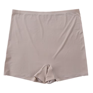 XL kadın anti-see-Through emniyet Boxer külot 3 renkler dikişsiz karın kontrol nefes buz ipek olmayan kıvırma baskılı - Product Image 3