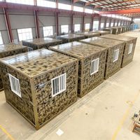 Casa Contenedor Modular Prefabricada Portátil de 20 pies, Edificio de Acero Plegable para Apartamento, Oficina, Sala de Estar