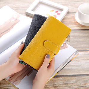 Portefeuille à main en cuir PU pour femmes avec fermeture à glissière, fermeture robuste, taille et couleur personnalisables pour femmes - Product Image 5