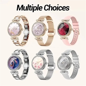 2025 thời trang mới AK62 Dây đeo đôi smartwatch cho phụ nữ của phụ nữ BT gọi điện thoại xem với Heart Rate & Blood Monitor tương thích điện thoại - Product Image 6