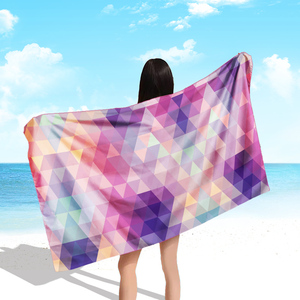 Nhanh chóng khô sợi nhỏ bãi biển Khăn tùy chỉnh in mềm khăn bãi biển sợi nhỏ da lộn Yoga khăn - Product Image 6