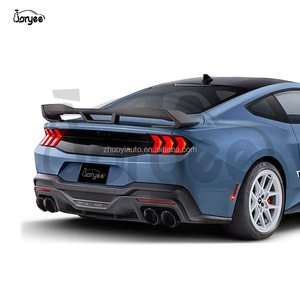Aileron arrière en fibre de carbone ABS <span class=keywords><strong>Snake</strong></span> R, lèvre de pare-chocs Shelby, kit carrosserie, pièces de voiture pour Ford Mustang S650 2024 2025, accessoire de tuning - Product Image 6