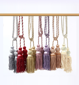 긴 교수형 비즈와 새로운 도착 커튼 타이 백 현대 멋진 커튼 타이 백 창 커튼 홈 장식 - Product Image 1