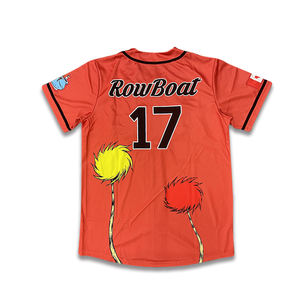 Camiseta de Béisbol Estilo Urbano Personalizada con Impresión por Transferencia de Calor, Talla Grande, Protección UV - Product Image 2
