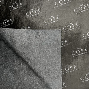 의류 포장용 맞춤 제작 종이 포장지 선물용 티슈 페이퍼 롤 커스텀 블랙 친환경 포장지 - Product Image 3