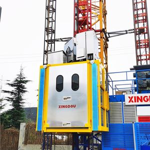XINGDOU OEM bina yolcu ve malzeme asansörü personel kargo asansör inşaat açık asansör doğrudan üretici - Product Image 5