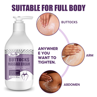 RUOALL 300ml Bouteille blanche à pression Crème de massage pour les hanches 1
