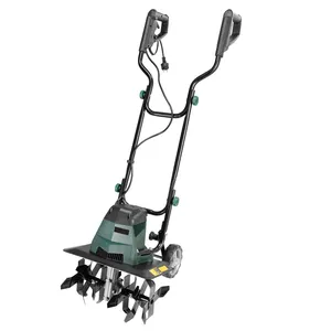 Safewell 1500W Electric Garden 40cm Cutting Width Mini Tiller Power Electric Garden Cultivator