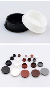 Tapón de nailon, tapón de orificio de plástico, cubierta de puerta antirrobo con tapón de gancho, cubierta de decoración de muebles - Product Image 5