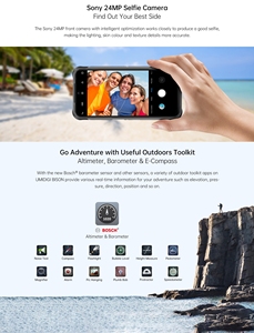 UMIDIGIกระทิงIP68โทรศัพท์สมาร์ทโฟน,กันน้ำกล้องสี่ตัว48MP 6.3นิ้ว6GB 128GB NFCสมาร์ทโฟนแอนดรอยด์4Gมือถือ - Product Image 4