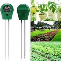 Testeur d'humidité du sol d'usine 3-en-1 Testeur de pH du sol Humidité Intensité lumineuse Kits de capteurs de sol pour jardin, ferme, pelouse, intérieur et extérieur