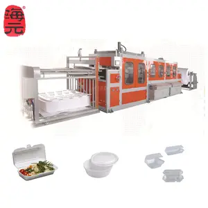 Maquinaria de caja de placa desechable de espuma de poliestireno PS para hacer línea de producción de platos de bandeja de contenedores de alimentos de espuma - Product Image 1