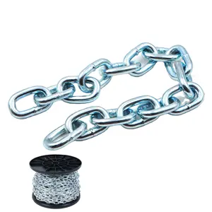 Fabrika kaynağı kaliteli çelik DIN 766 zinciri