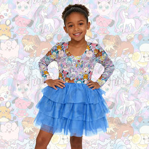 Платье-пачка из бамбукового вискозы с длинным рукавом и От 6 месяцев до 14 лет - Product Image 4