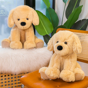 Peluche de Perro Dorado de <span class=keywords><strong>Sam</strong></span>, Muñeco de Peluche Suave y Adorable para Niñas, Almohada Grande, Venta al por Mayor, Relleno de Peluche Corto y Algodón, 31-50cm - Product Image 4