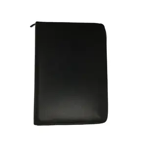 Business Trip Partner Premium Leather Portfolio Work Folio A4 Pen Holder Travel Document Organiser Pouch