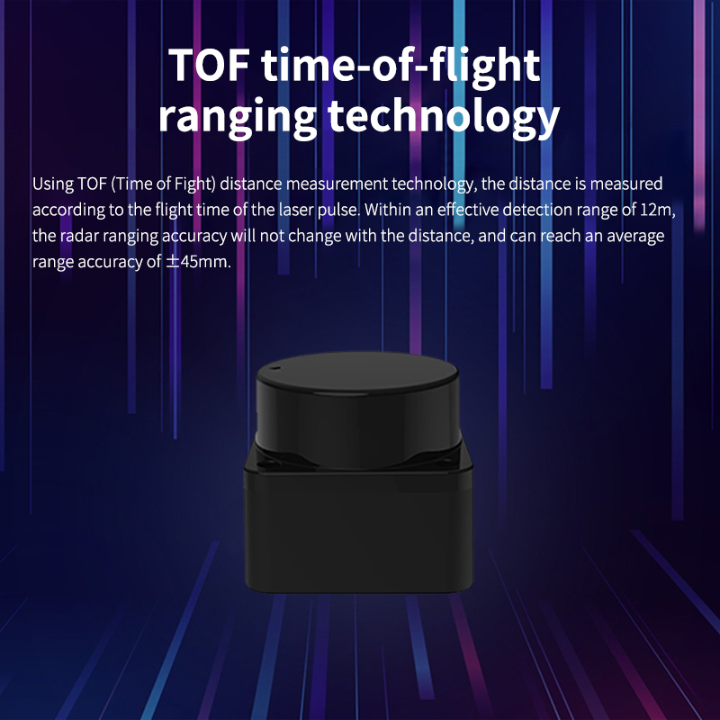 LD06 Lidar ポータブル 360 度 DTOF レーザーセンサースキャナーキット