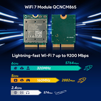 Modul Qualcomm QCNCM865 WiFi 7 Tri Band 2.4GHz 5GHz 6GHz Bluetooth 5.4 untuk Laptop PC Sistem Tertanam Industri