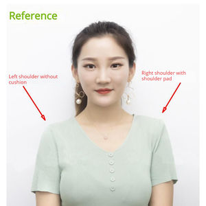 Traje de hombro acolchado de moda para omen, almohadilla de hombro de esponja autoadhesiva elcro, venta al por mayor - Product Image 3