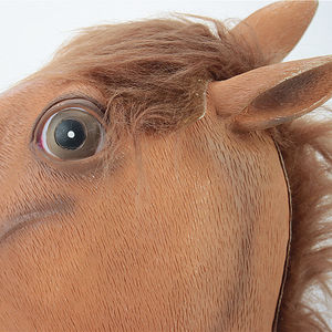 OEM al por mayor de látex ecológico cabeza de caballo máscara de Halloween fiesta - Product Image 5