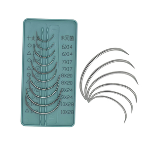 Aiguilles de suture en acier inoxydable vétérinaire/spéciales pour les opérations chirurgicales pour animaux de compagnie/stérilisées/non stérilisées - Product Image 1