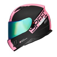 Casque de moto intégral personnalisé RNG à double visière, respirant, pour toutes saisons, pour la conduite de véhicules électriques
